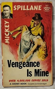 Vengence Is Mine Mickey Spillane 1958 Signet Vintage Paperback - Picture 1 of 3