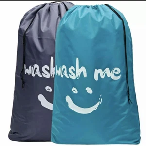 Wash Me Laundry Bag 28 x 40 Inches Rip-Stop Nylon Heavy Duty Dirty - Picture 1 of 4