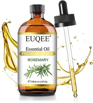 EUQEE Rosmarinöl 118ml – 100% naturrein, ätherisch, Aromatherapie, Haarpflege