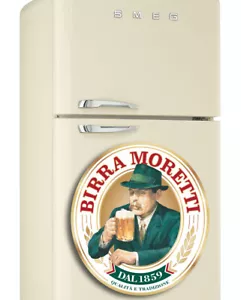 Bieri Moretti label Beer lager Colour logo Wrap Fridge Freezer Sticker or wall - Picture 1 of 2