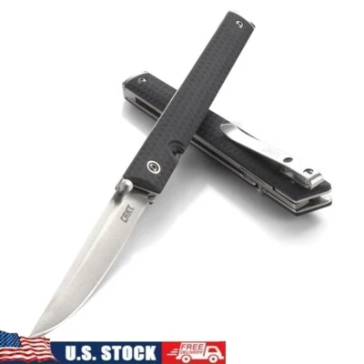 Cuchillo de Bolsillo Plegable Forro de Bloqueo Ligero Delgado EDC Herramienta Abierta Rápida 7096 Nuevo Foto 1 de 4