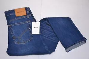 JEANS GAS MODELLO ALBERT SIMPLE REV BLU DENIM INTENSE SLIM FIT - Foto 1 di 6