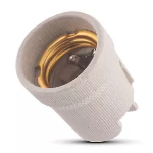 Enchufe para bombilla E27 230V cerámica - Imagen 1 de 1