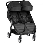 Baby Jogger City Tour 2 Double Stroller Black Twin Pushchair with RAINCOVER