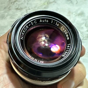 Nikon NIKKOR-S.C SC Auto 50mm F/1.4 Non-Ai SLR MF Objektiv TOP - Bild 1 von 13