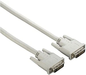 Hama DVI-Anschlusskabel Single Link DVI-Stecker - DVI-Stecker, 1,8 m, 00045076 - Bild 1 von 5
