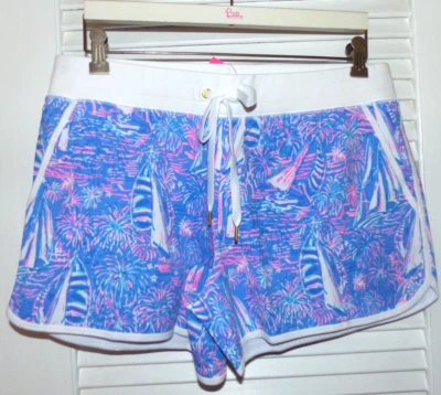 Pantalones Cortos LILLY PULITZER Trysta Tejido Algodón "IT'S A SAILABRATION" Talla XL NUEVOS CON ETIQUETAS Foto 1 de 4
