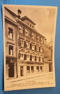 Austria, Bregenz, Gasthof Sonne, PC Postcard (now a Bed & Breakfast!) - Picture 1 of 2