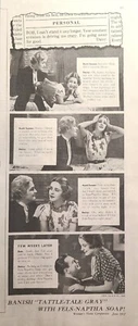 Vintage Print Ad 1937 Fels-Naptha Soap Whitens Clothes Couple Breaks Up Makes Up - Picture 1 of 2