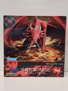 BRAND NEW: 3D KIDS SUPER 3D PUZZLE - DRAGON'S LAIR - 150 PIECES - JIGSAW - Picture 1 of 8