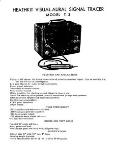 Assembly Manual-Anleitung für Heathkit T-3 - Bild 1 von 1