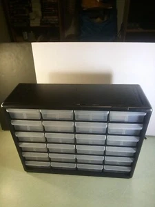 Akro-Mills 24 Drawer Small Parts Storage Organizer Cabinet Bin USA - Picture 1 of 24