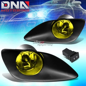FOR 06-11 TOYOTA YARIS XP90 4-DOOR YELLOW TINTED OE FOG LIGHT LAMP+BULB+SWITCH - Imagen 1 de 5