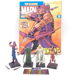 Eaglemoss Marvel The Classic Collection Lot Of 4 Lead Figurines Loose & Damaged