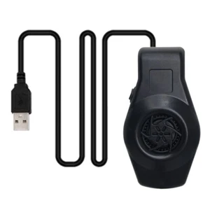 USBPowered Aquariums Hangable Cooling Fan Low Noise Air Cooler for Fishtanks - Afbeelding 1 van 8