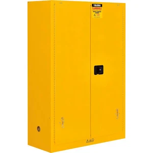 Global Industrial Flammable Cabinet Self Close Double Door 45 Gallon - Picture 1 of 7