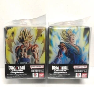 Dragon Ball Official Card Case & Card Sleeve Set 2 & 3 Vegito & Gogeta Bandai JP - Picture 1 of 17