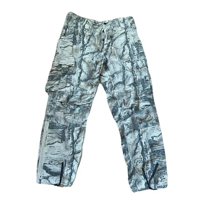 Pantalones cargo vintage años 90 emitidos militares gamuza camuflaje talla mediana Foto 1 de 4