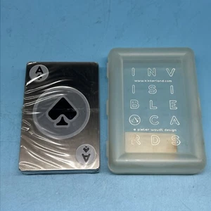 Invisible Playing Cards Poker clear plastic NEW - Picture 1 of 3