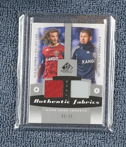 2011 SP Game Used MLS Soccer Authentic Fabrics Dual /99 Beckerman Rimando - Picture 1 of 1