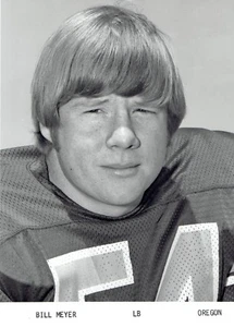 1973 Vintage Photo University of Oregon Ducks Football Linebacker Bill Meyer - Picture 1 of 2