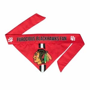 CHICAGO BLACKHAWKS HUND KATZE HAUSTIER KRAWATTE BANDANA FUROCIOUS FÄCHER WENDBAR - Bild 1 von 1