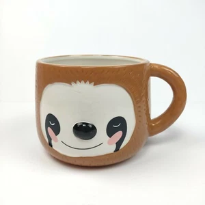 3D Oversized Brown SLOTH MUG Novelty Cup GIFT Animal Birthday Green Tea Coffee - Picture 1 of 8