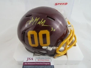 WASHINGTON FOOTBALL TEAM BRAIN MITCHELL AUTOGRAPHED SIGNED SPEED MINI HELMET - Picture 1 of 3