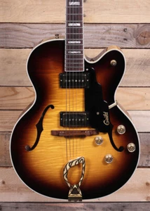 Guild X-180 Semi-Hollow Guitar Burst w/ Case "Excellent Condition" - Picture 1 of 9