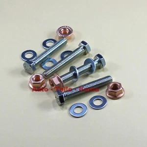 4 x Montage Schrauben M 8 / 50 mm und 4x Kupfermuttern für Abgasanlage , Auspuff - Bild 1 von 4