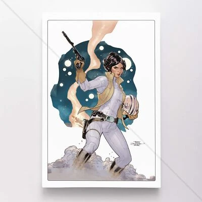 Princesa Leia Star Wars Póster Lienzo Película Cómic Arte Impresión #152 Foto 1 de 4