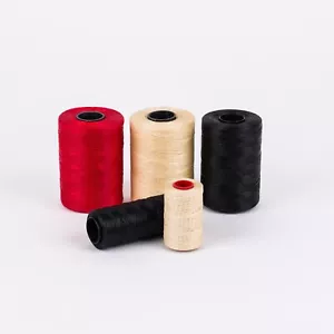 Wax Thread Bundle (Red, Tan, Black) 550 Yds 1.0mm - Picture 1 of 5