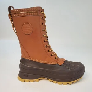 Polo Ralph Lauren Logan Leather Duck Boot US Herren Größe 9 UK 8 EU 42 - Bild 1 von 24
