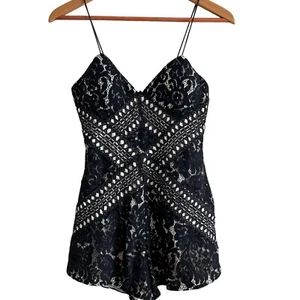 Mameluco de encaje para mujer talla 8 Whimsigoth Coquette Grunge Festival gótico indie  - Imagen 1 de 12