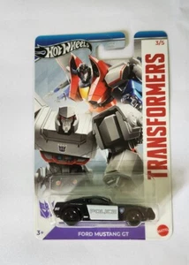 HOT WHEELS TRANSFORMERS RARE FORD MUSTANG GT BARRICADE TO PUNISH AND ENSLAVE - Picture 1 of 4