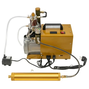 Compresor de alta presión 300bar 4500Psi bomba de aire eléctrica paintball 2800r/min DE - Imagen 1 de 20