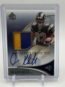 2006 SP Authentic #237 Joe Klopfenstein ROOKIE AUTOGRAPH PATCH - Picture 1 of 2