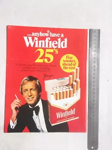 Paul Hogan Winfield 25's Original Advertisement Removed From a Magazine - Picture 1 of 1