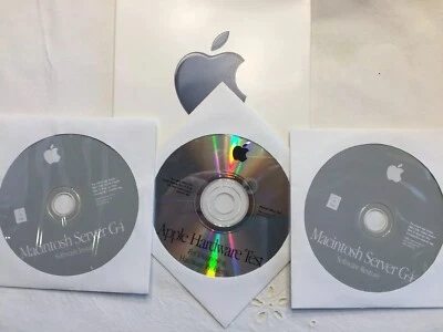 NEW Original Apple Macintosh Server Power Mac G4 Media w/ Hardware Test CD 8215 - Image 1 of 4