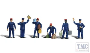 A2722 Woodland Scenics Painted Figures O Train Personnel - Picture 1 of 1