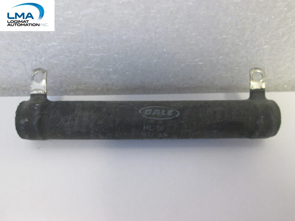 5x DALE HL-50 CERAMIC TUBULAR RESISTOR 2 OHMS 5% 50w 4'' long - Image 1 of 1