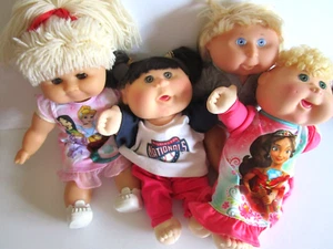 OAA Cabbage Patch Gotz-Puppe Baby Doll Lote Muñecas de tela de plástico seminuevas - Imagen 1 de 7