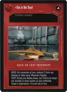 This Is Not Good (Theed Palace) | Decipher Star Wars CCG | NM/LP - Bild 1 von 1