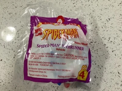McDonald’s Spider-Man Happy Meal Toy - Spider-Man Webrunner Vehicle #4 NEW - Image 1 of 4