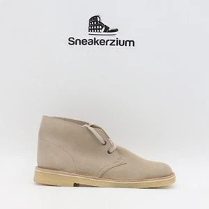 Clarks Bushacre Desert Suede Sand Beige Chukka Boot 13713 Men's Size 9 - Picture 1 of 6