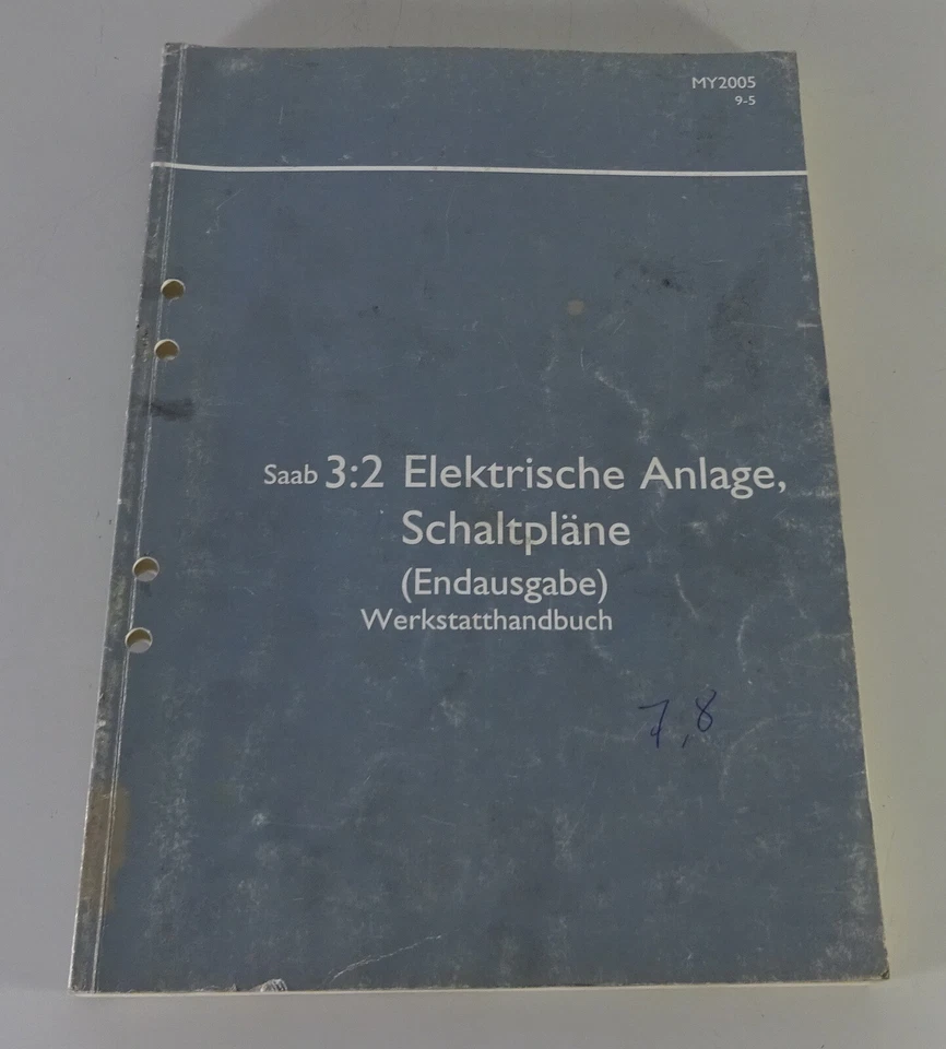 Manual De Taller Saab 9-5 Electricidad Esquemas Finales Año Modelo 2005 - Imagen 1 de 3