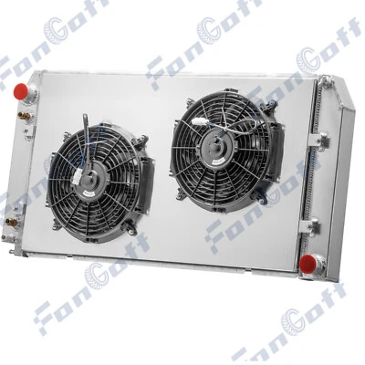 3Row Radiator+Shroud Fan For 1994-00 Chevy GMC C/K 2500 3500 1500 6.5L V8 DIESEL Foto 1 de 4