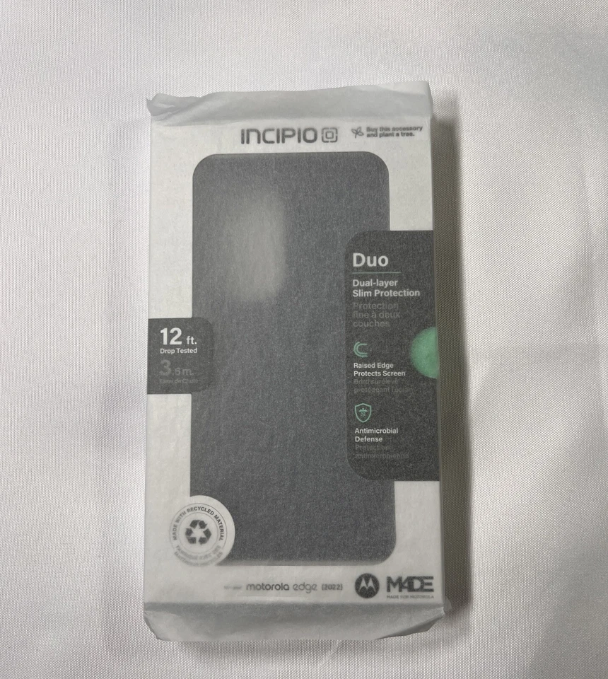 Totalmente Nuevo En Caja - Funda Serie Incipio Duo para Motorola Edge (2022) - Denim Oscuro Foto 1 de 4
