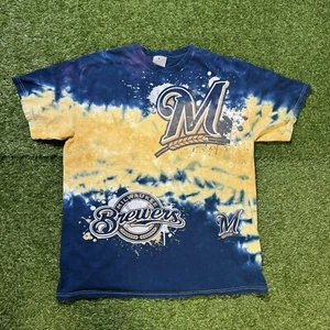 Camisa Tie Dye Milwaukee Brewers Para Hombre L - Imagen 1 de 6