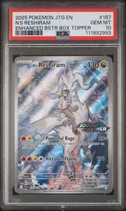 Ns Reshiram Promo #167 PSA 10 Journey Together Stamped NEU ZERT - Bild 1 von 3
